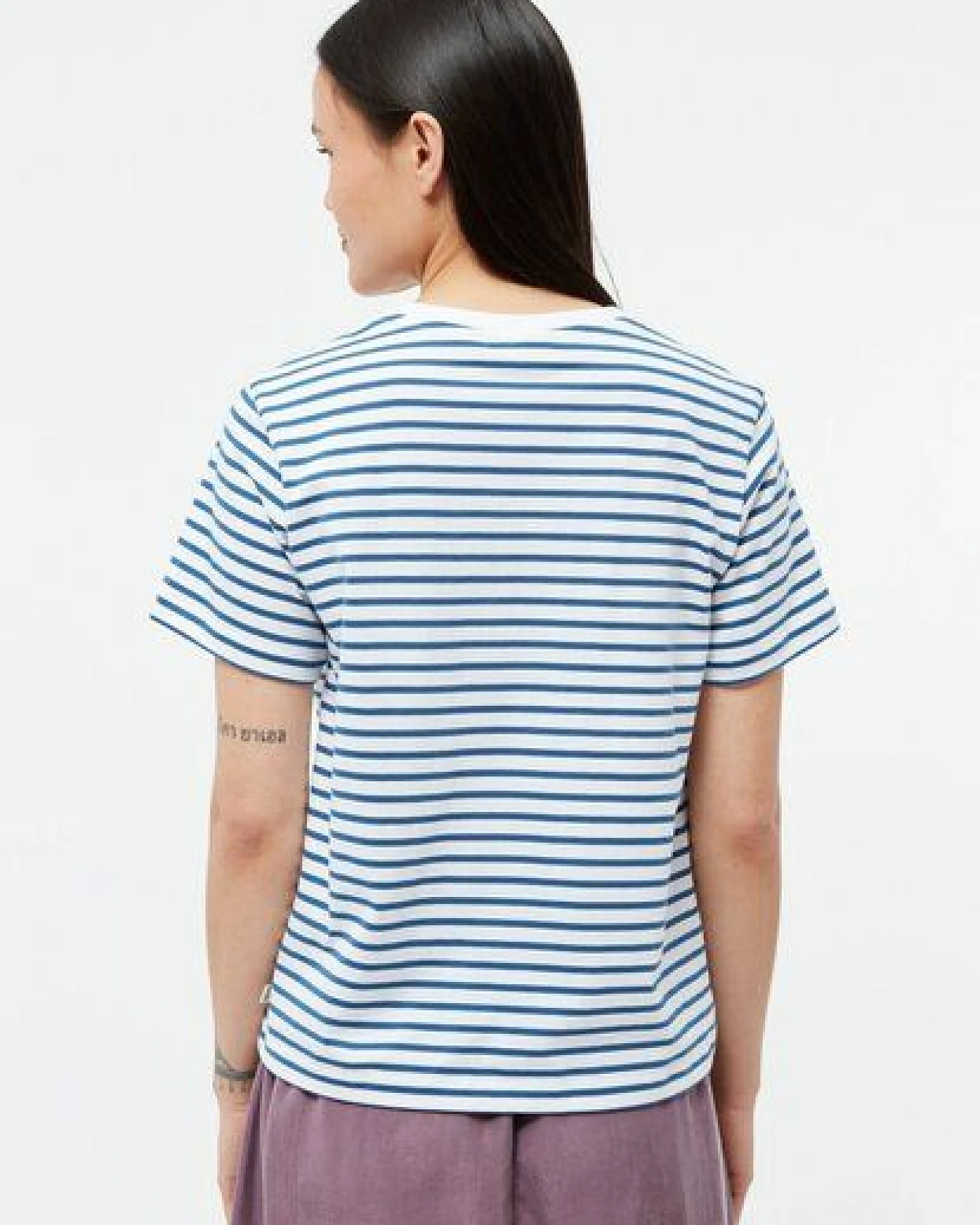 Givn Berlin Gestreiftes T-Shirt GBJULIA aus Bio-Baumwolle – Ansicht 3