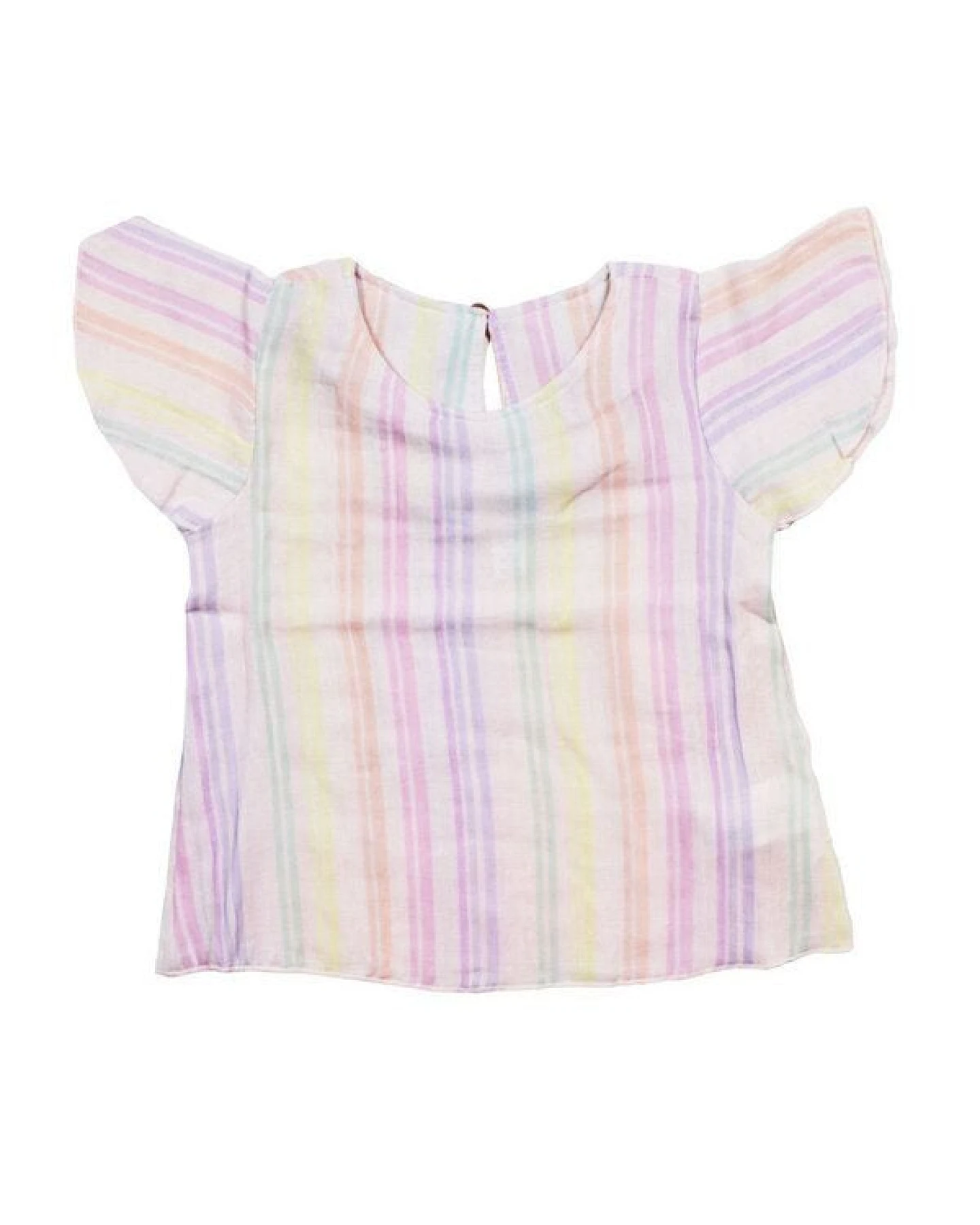 maximo Mädchen Flügelhemd Shirt Musselinstoff Bio Baumwolle – Ansicht 2