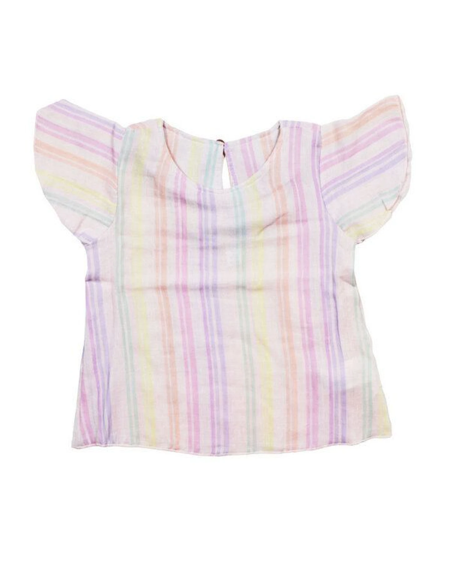 maximo Mädchen Flügelhemd Shirt Musselinstoff Bio Baumwolle – Ansicht 2