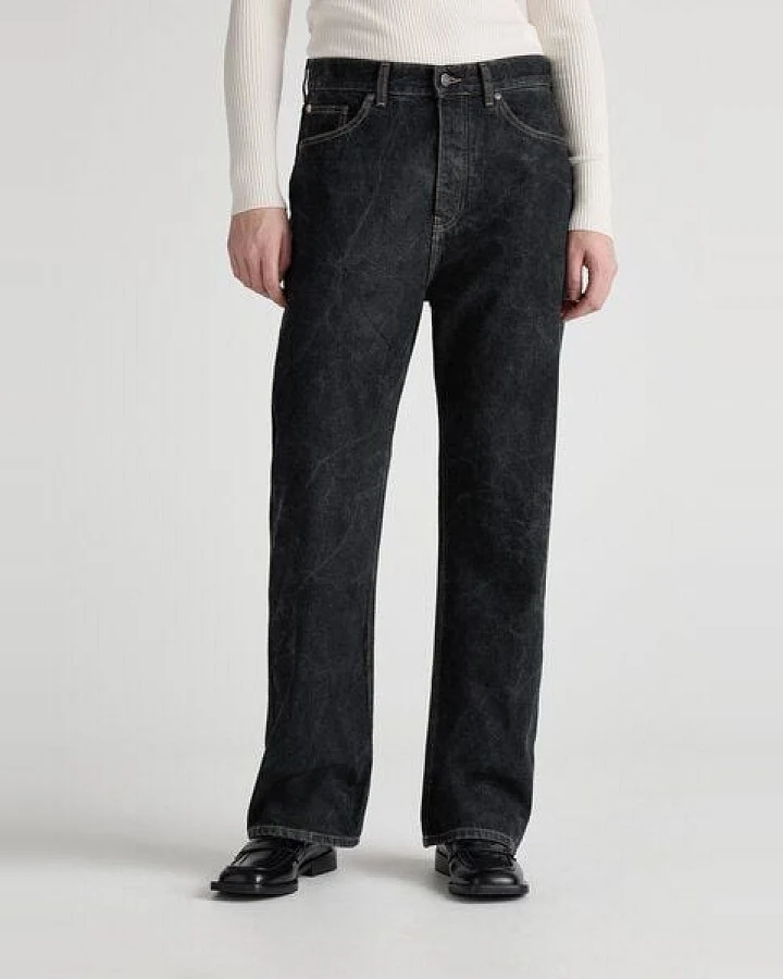 MUD Jeans Unisex Jeans "Emma Low Loose - Dry Black"
