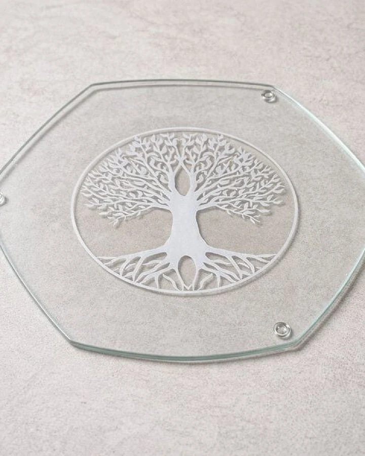 LivingDesigns Glasuntersetzer Baum des Lebens