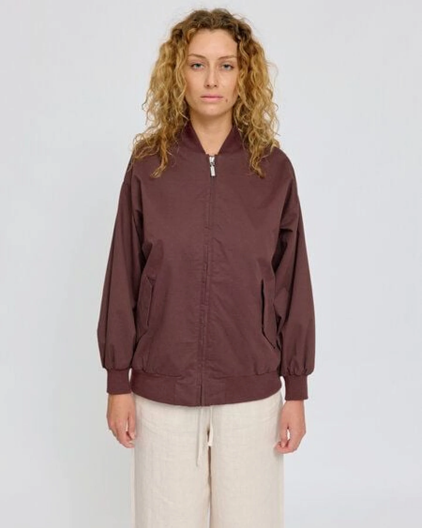 Mazine Lässiger Blouson-Klassiker aus reiner Bio-Baumwolle – Ansicht 2