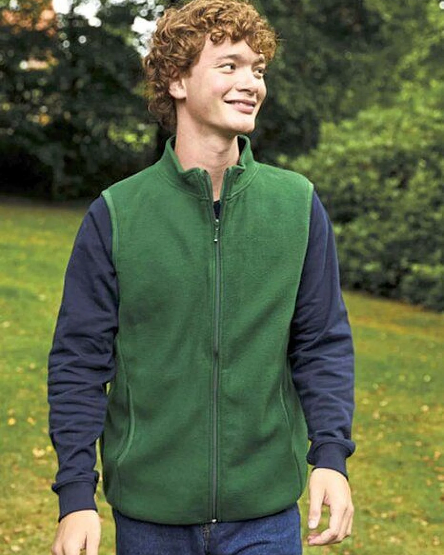 Neutral® Herren Unisex Fleece Weste Gilet Bodywarmer von Neutral RPet Recyceltes Polyester Übergrösse bis 5XL – Ansicht 2