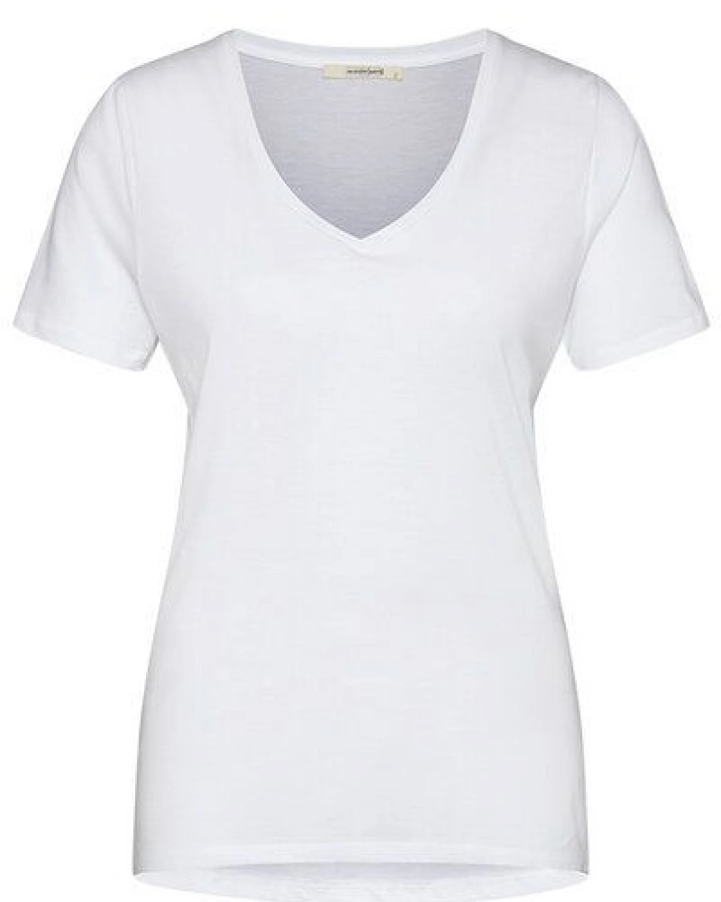 Wunderwerk Damen T-Shirt, V-Auschnitt, aus Biobaumwolle und Modal "Metro v-neck tee" – Ansicht 2