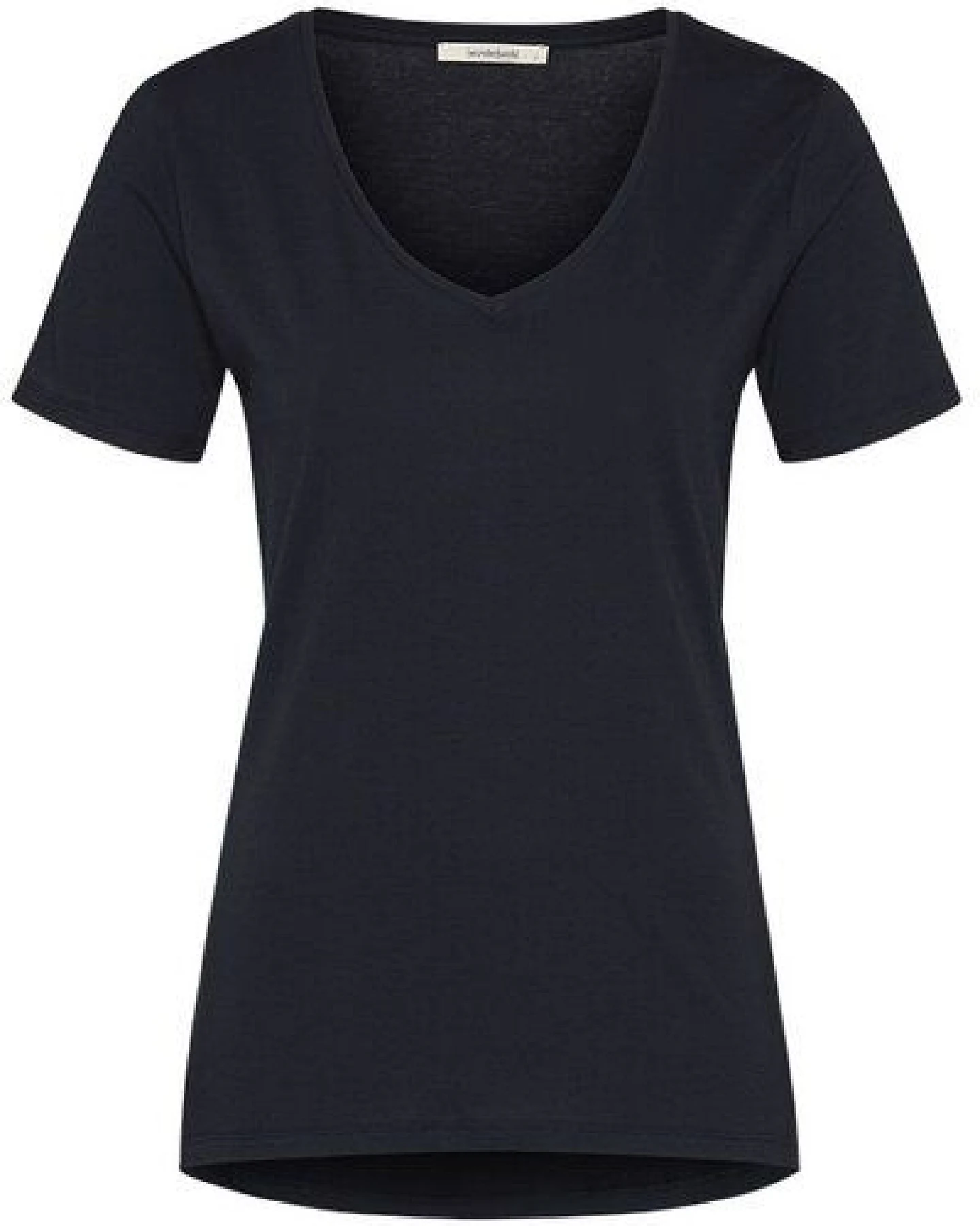 Wunderwerk Damen T-Shirt, V-Auschnitt, aus Biobaumwolle und Modal "Metro v-neck tee" – Ansicht 2