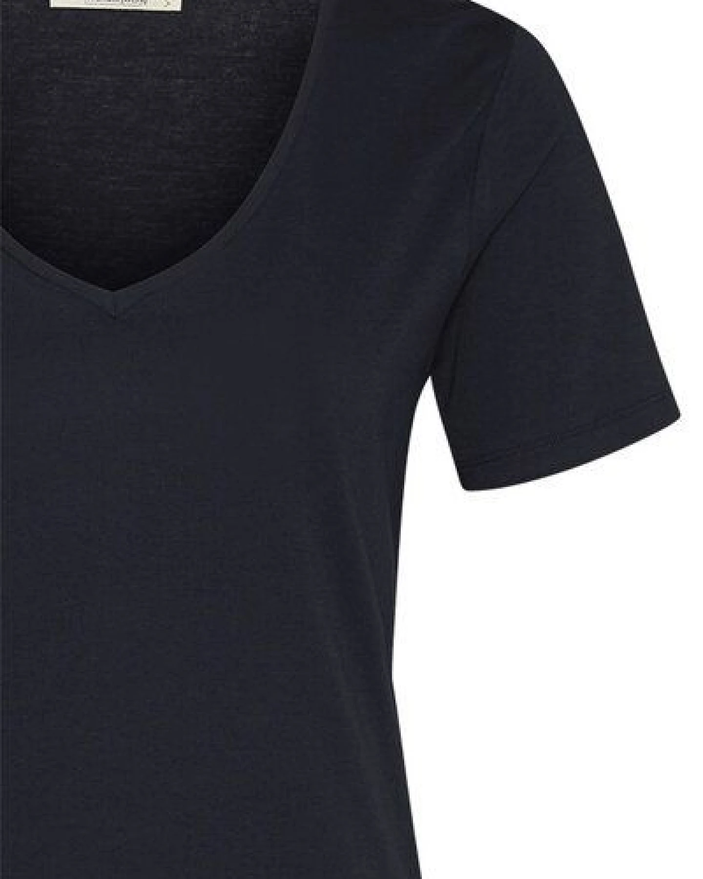 Wunderwerk Damen T-Shirt, V-Auschnitt, aus Biobaumwolle und Modal "Metro v-neck tee" – Ansicht 4