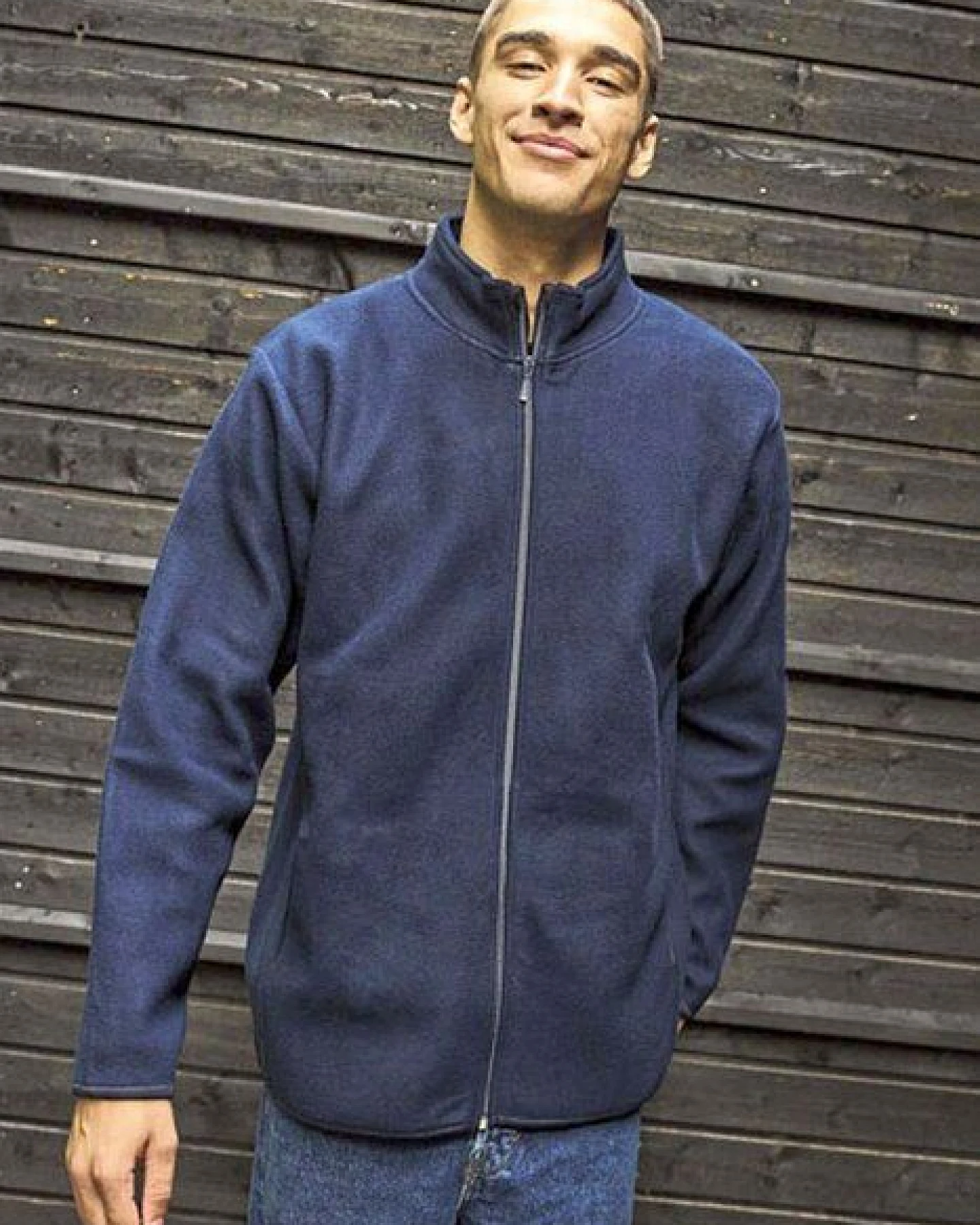 Neutral® Herren Unisex Fleecejacke Jacke Übergangsjacke von Neutral RPet Recyceltes Polyester Übergrösse bis 5XL Plus Size – Ansicht 2