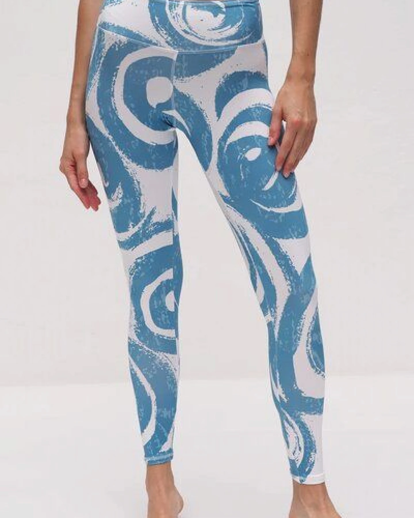 Kismet Yogastyle GANGA LEGGINGS 7/8 CIRCLE WHITE – Ansicht 2