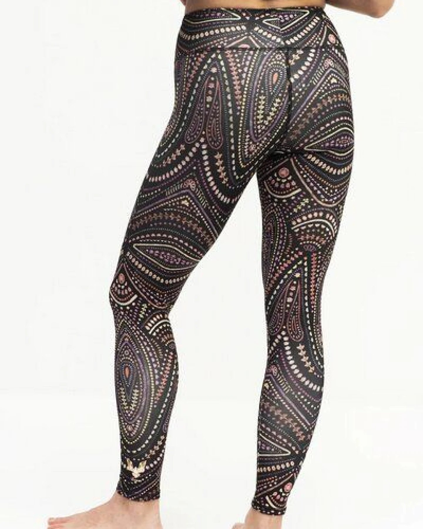 Kismet Yogastyle GANGA LEGGINGS 7/8 MANDALAY EARTH – Ansicht 3
