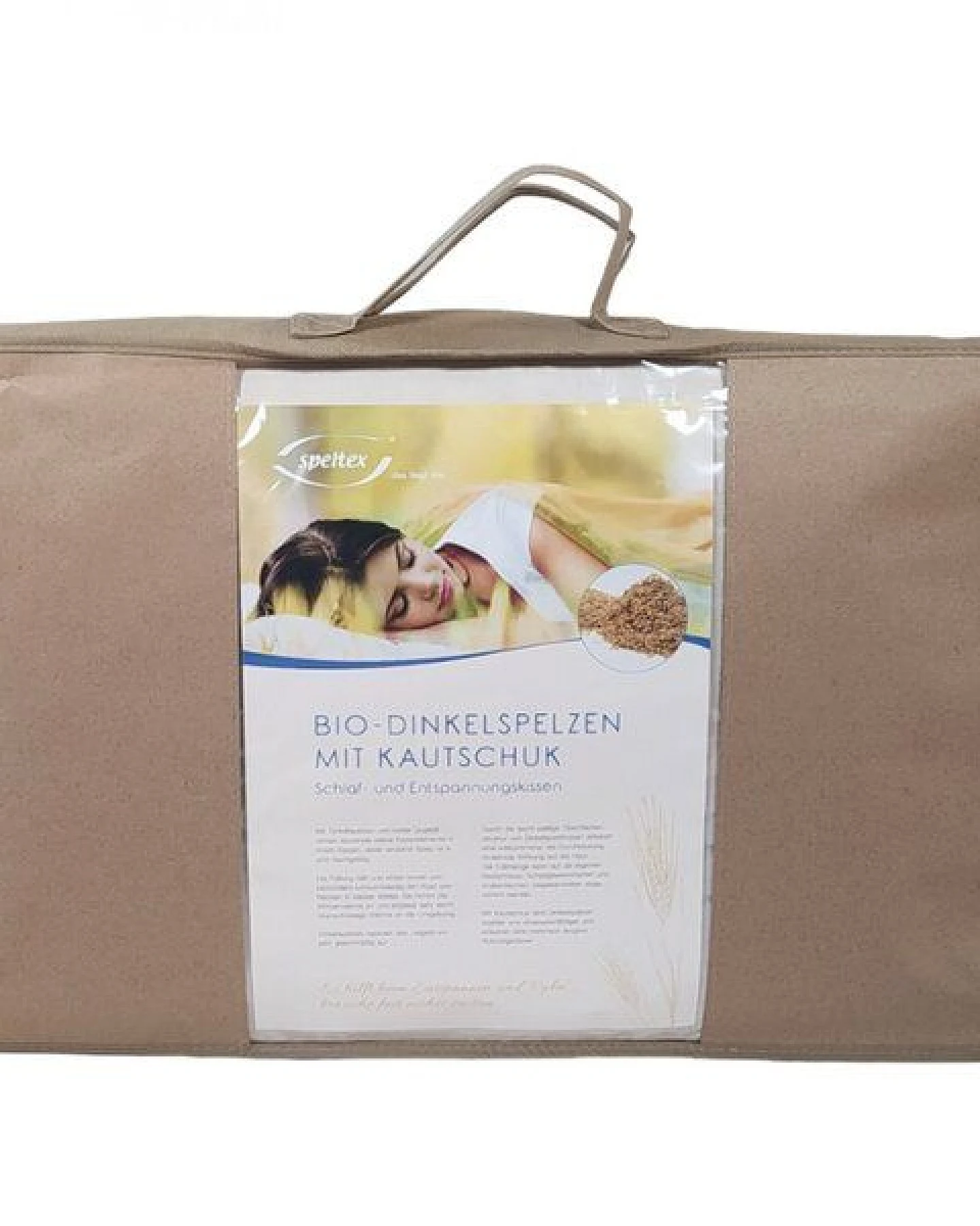 Speltex Schlaf- und Entspannungskissen 50 x 70 cm mit Dinkelspelzen – Ansicht 3