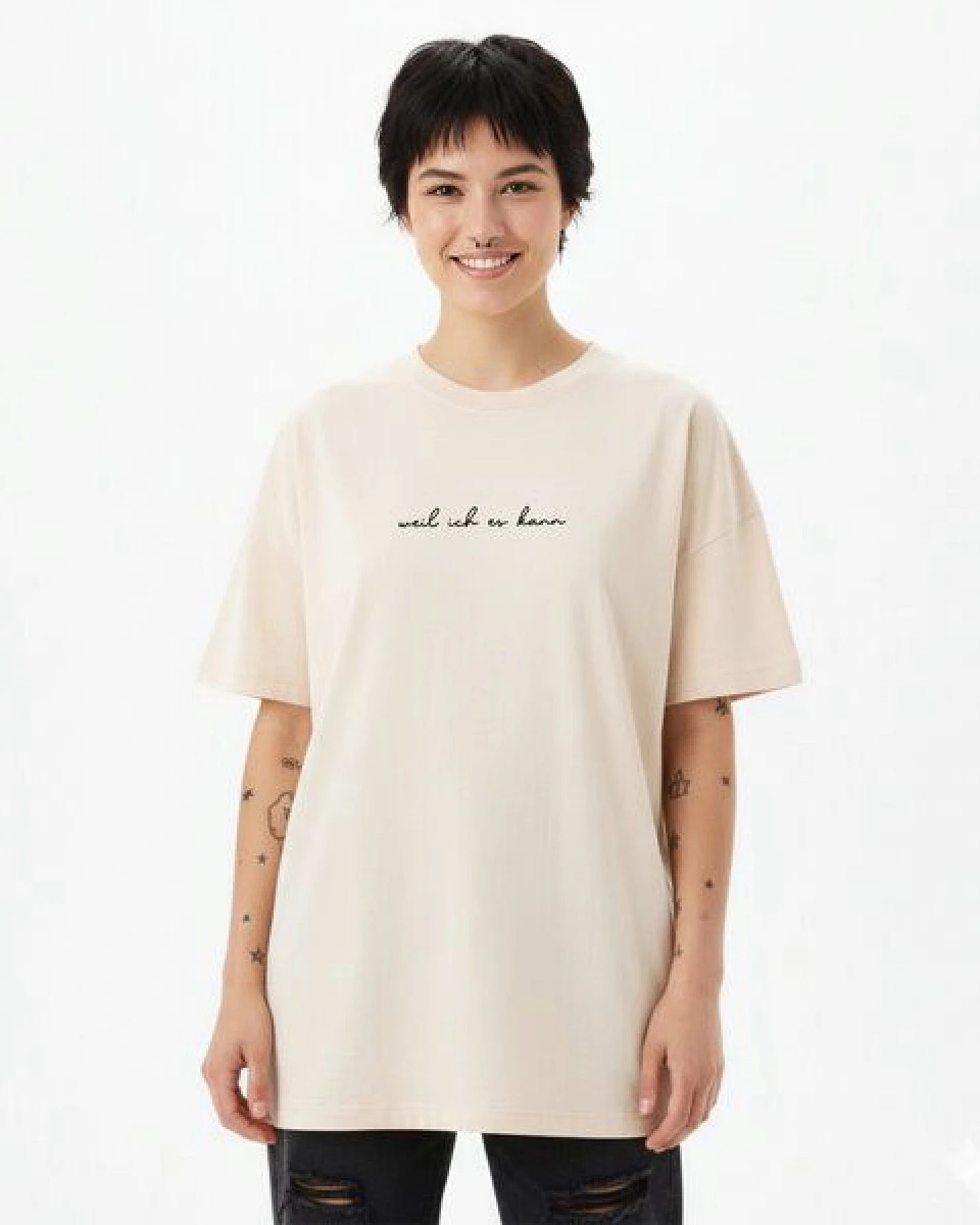 mate Weil ich es kann - Oversize Organic Premium Shirt – Ansicht 2