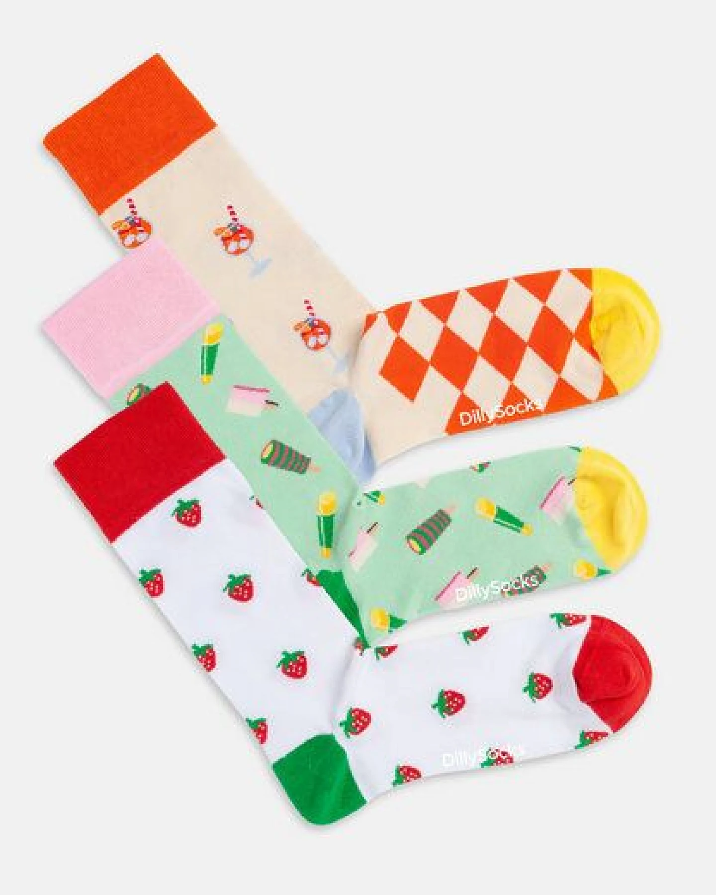 DillySocks Socken „Summer Snacks“ – Ansicht 3