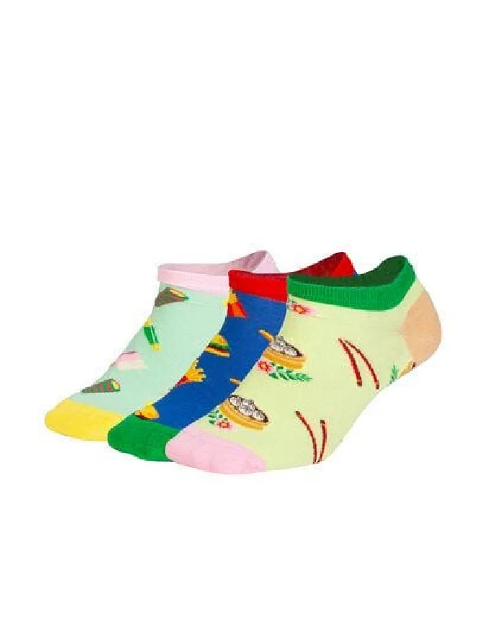 DillySocks Sneakersocken „Short Foodie Dreams“