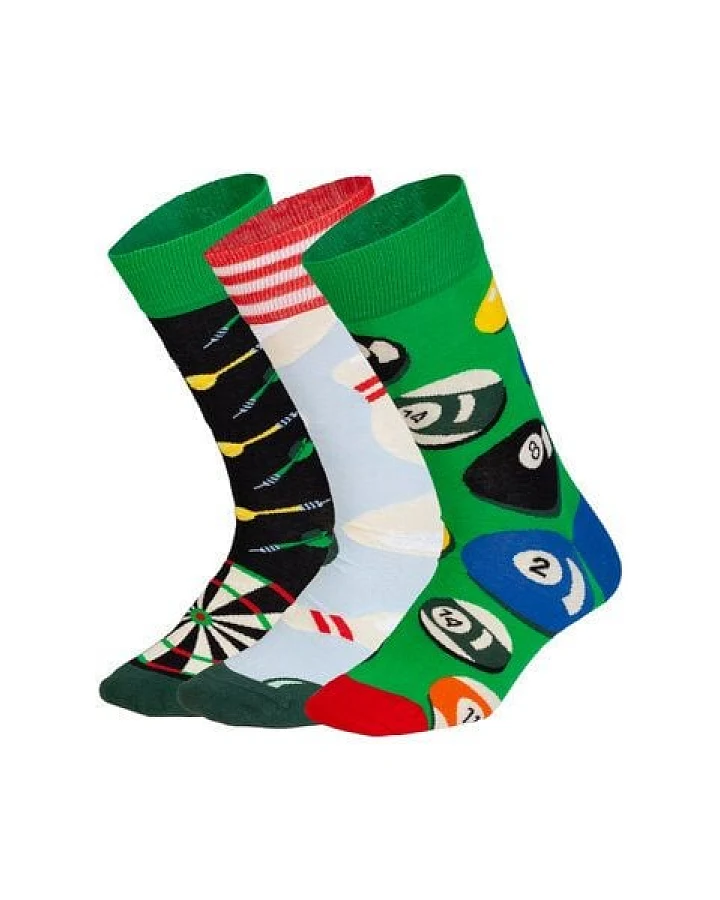 DillySocks Socken „Strike & Score (3er Box)“