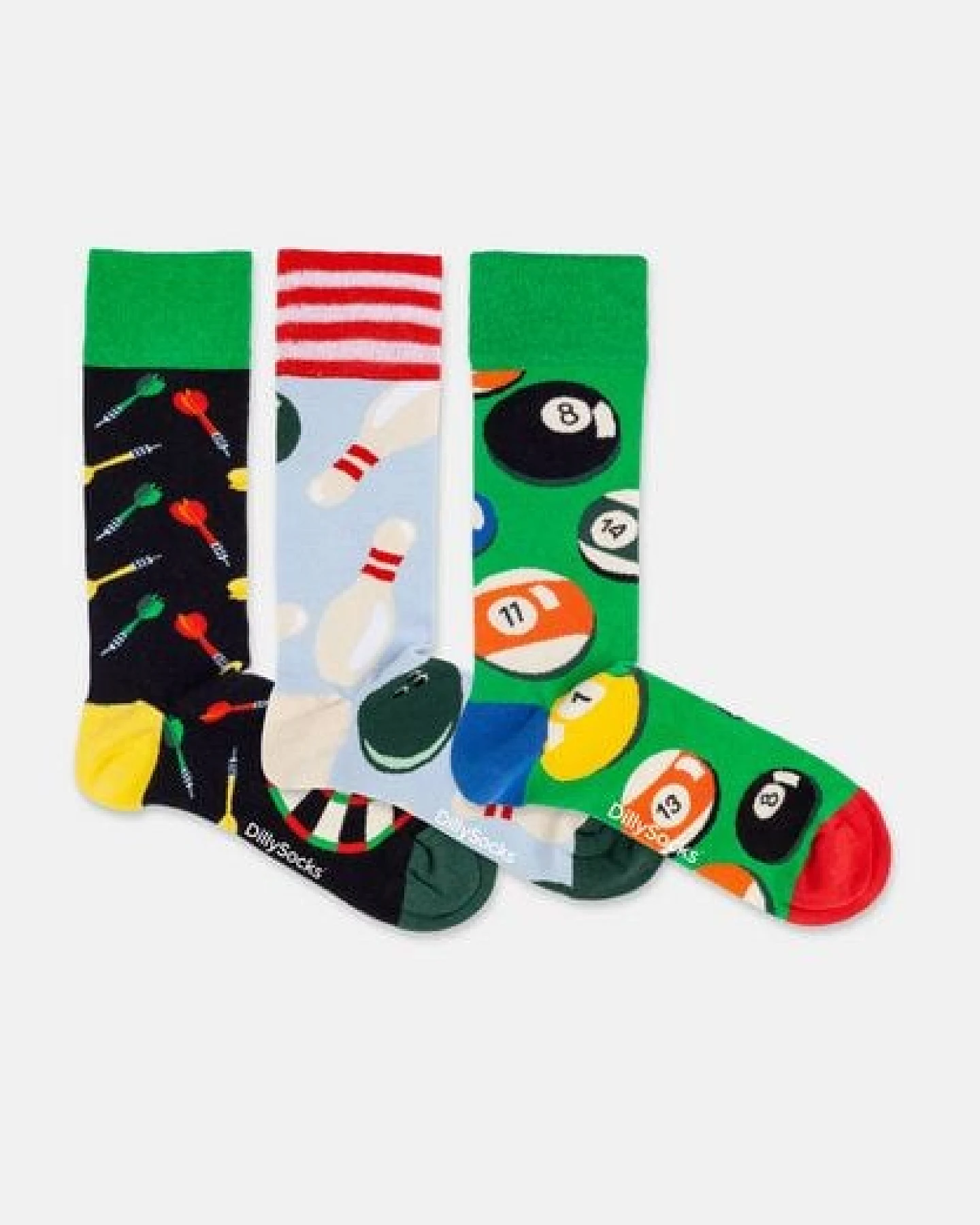 DillySocks Socken „Strike & Score (3er Box)“ – Ansicht 4