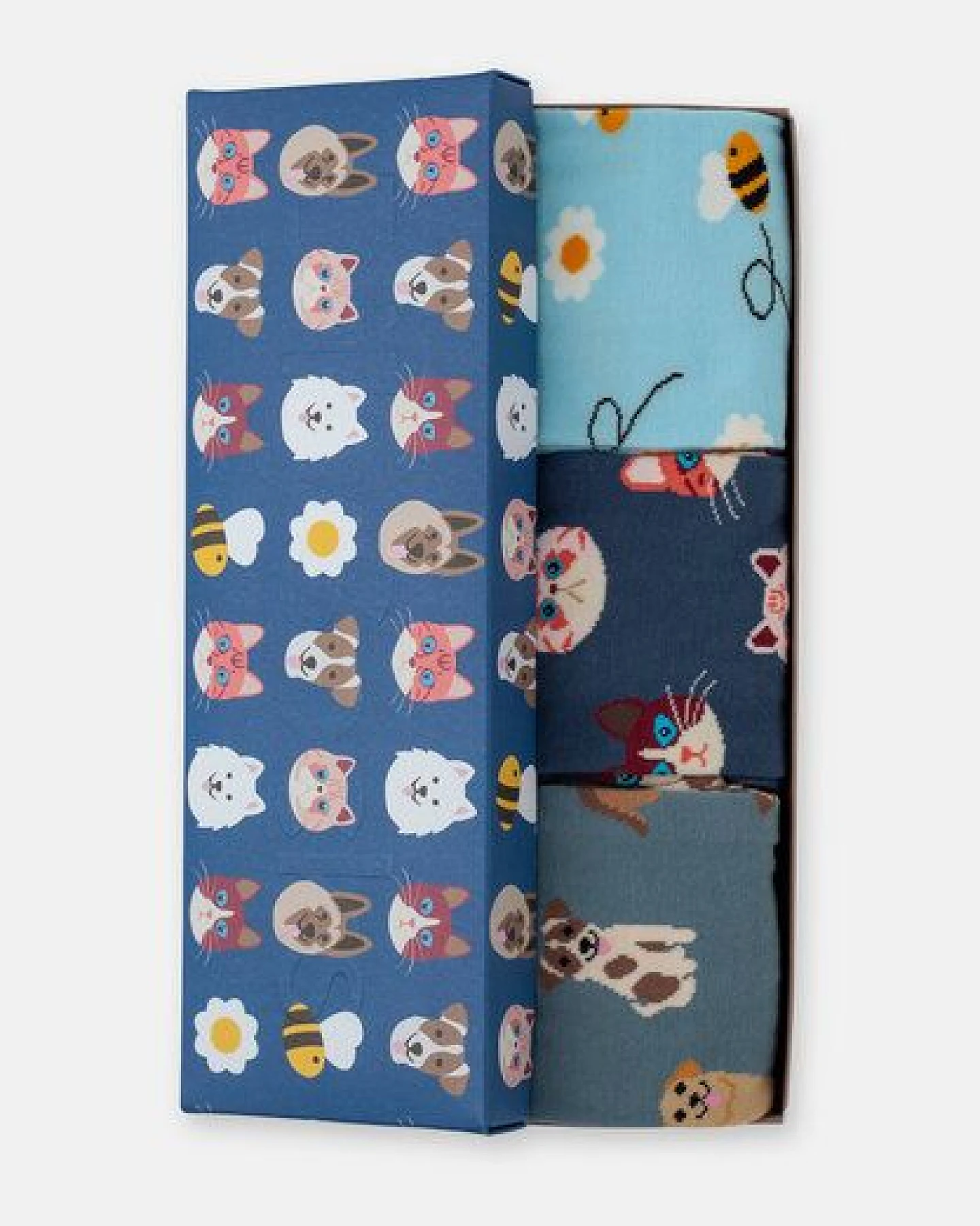 DillySocks Socken „Cute Animal Crew (3er Box)“ – Ansicht 3