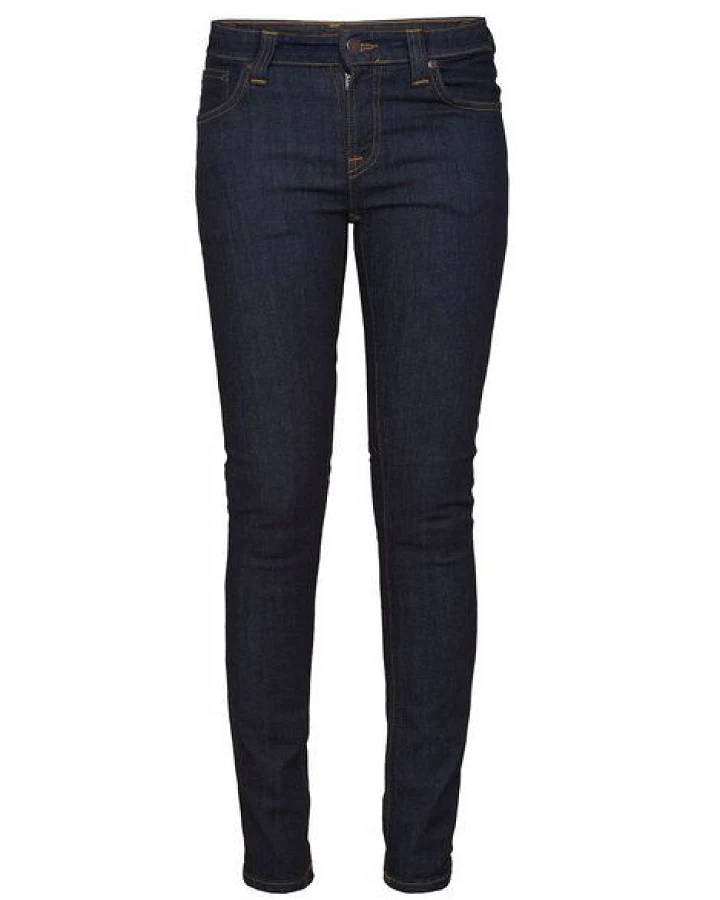 Nudie Jeans Skinny Lin Rinsed open Orange