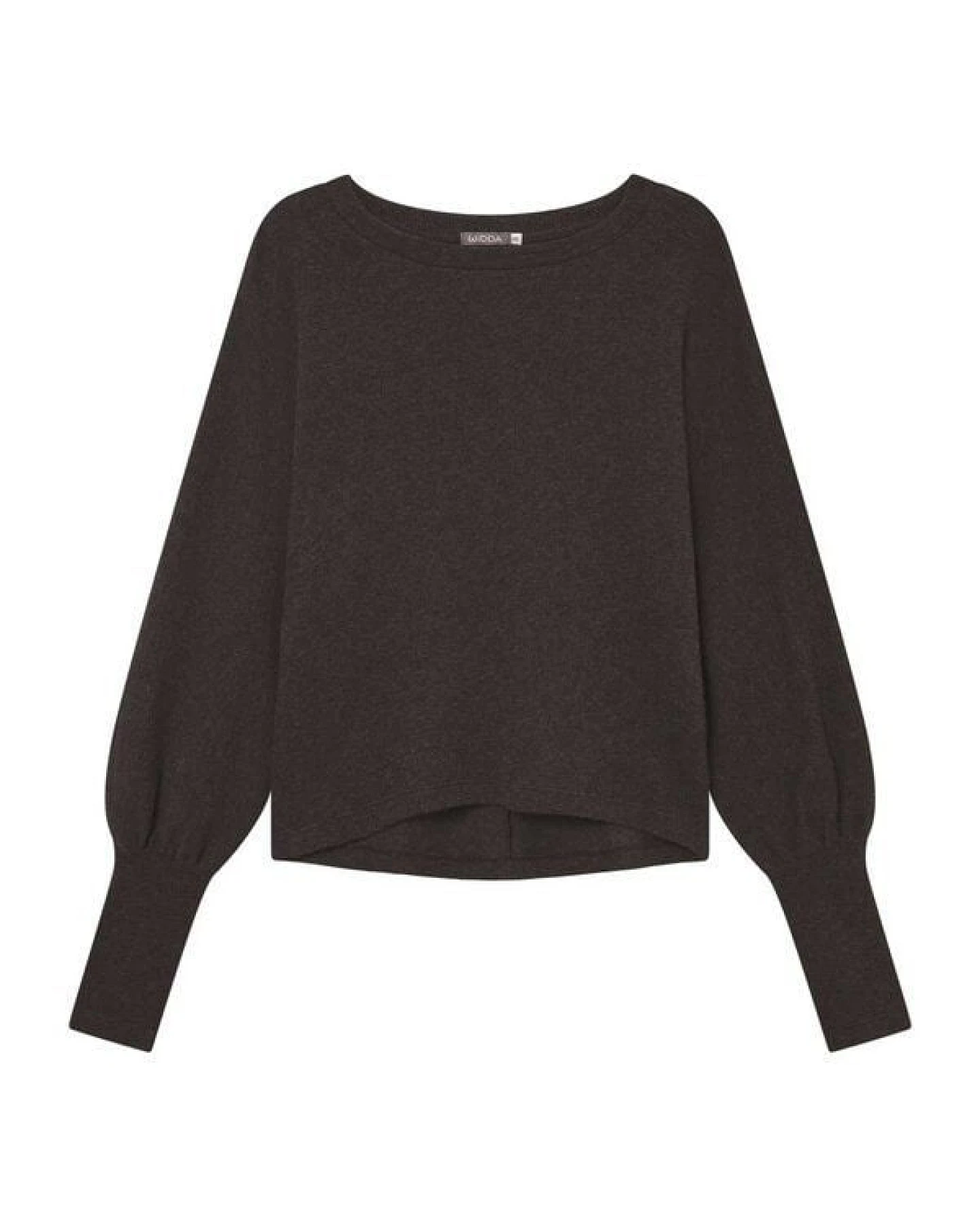 WiDDA berlin Pullover BOXI schwarz aus recycelter Wolle – Ansicht 3