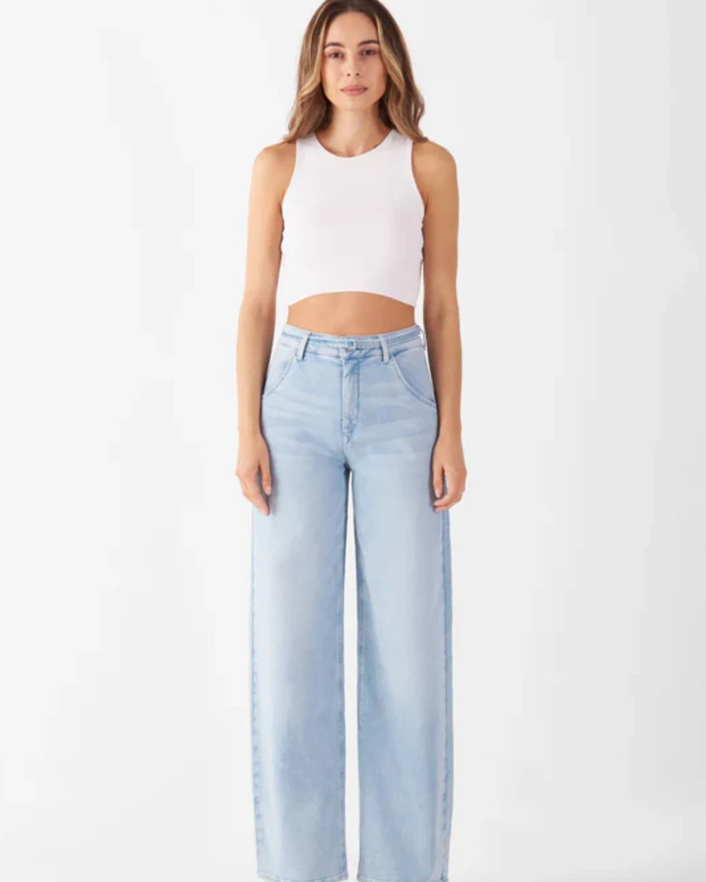 Jeans Blink Wide Barrel Light Blue – Ansicht 2