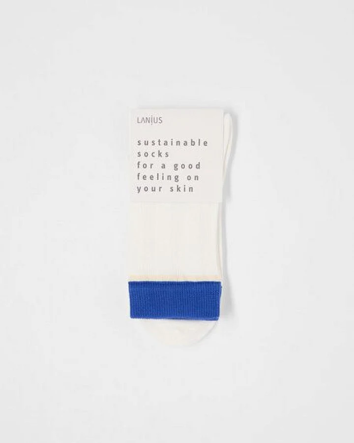 LANIUS Colourblock Socken (GOTS) aus Bio-Baumwolle