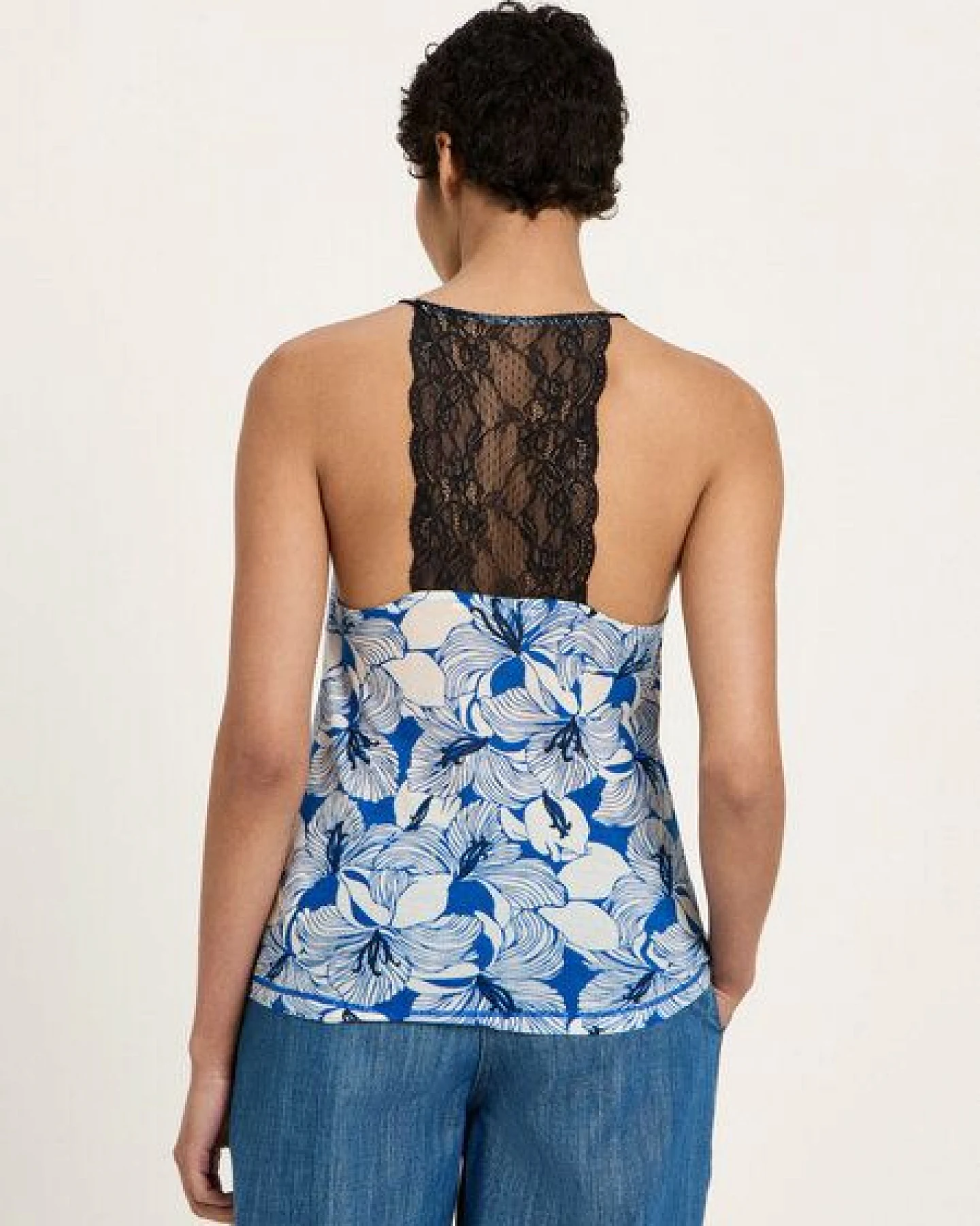 LANIUS Spitzentop aus TENCEL – Ansicht 2