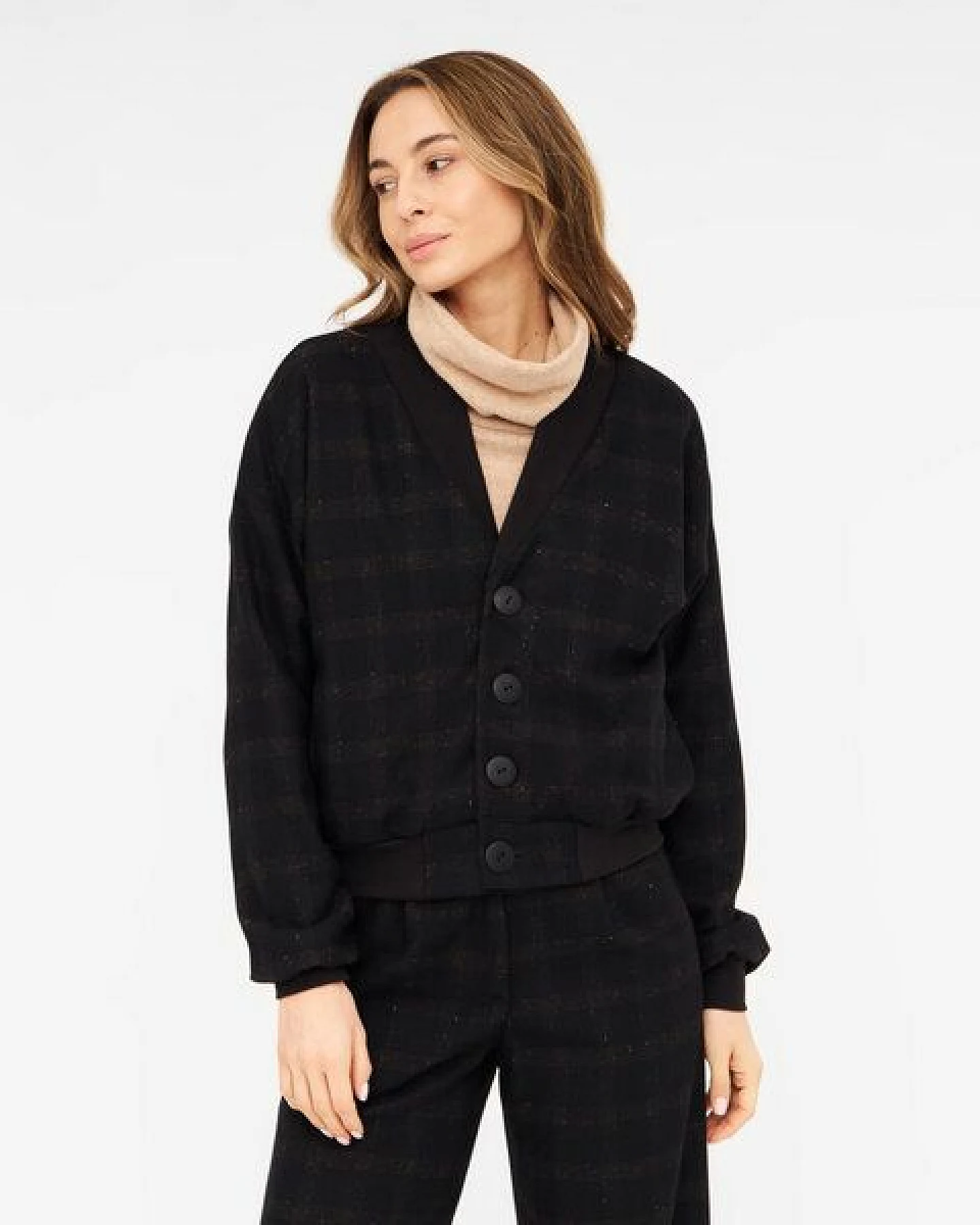WiDDA berlin Karierte College-Jacke CHEKA – Ansicht 2