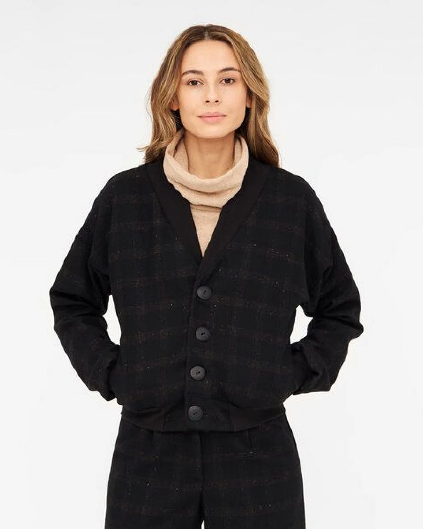 WiDDA berlin Karierte College-Jacke CHEKA – Ansicht 4