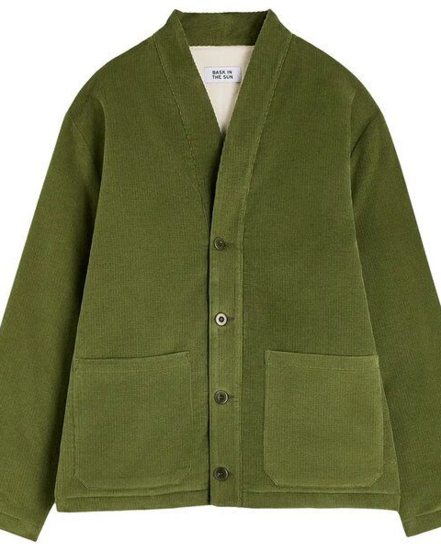 BASK IN THE SUN AKARI Jacket - wattiert - Biobaumwolle - Olive – Ansicht 2