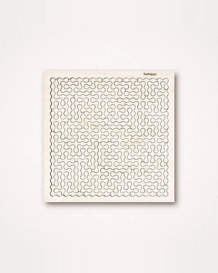 Behäppi HOOP - IQ-PUZZLE aus Holz - Level mittel
