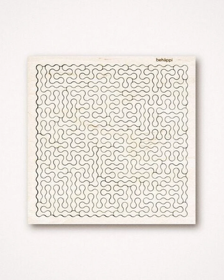 Behäppi HOOP - IQ-PUZZLE aus Holz - Level mittel