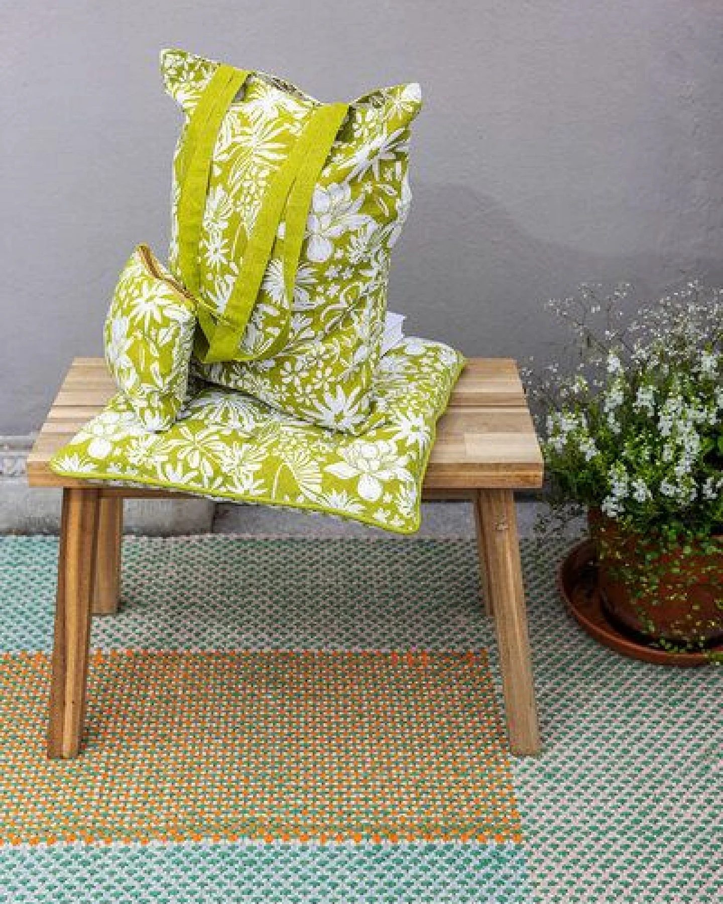 TRANQUILLO Tragetaschen 45x40 cm aus Biobaumwolle (BAG317, BAG318, BAG319, BAG320) – Ansicht 3