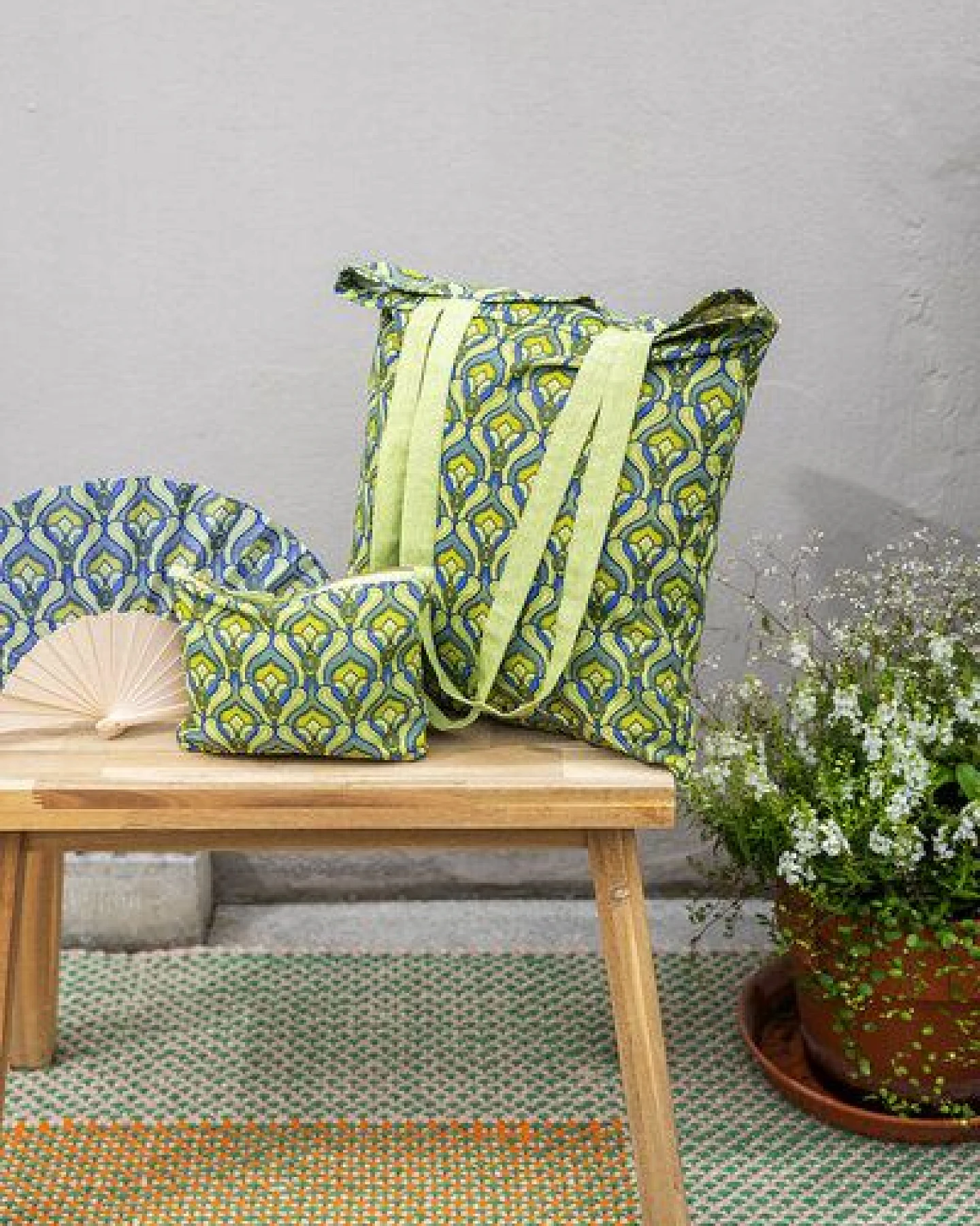 TRANQUILLO Tragetaschen 45x40 cm aus Biobaumwolle (BAG317, BAG318, BAG319, BAG320) – Ansicht 3