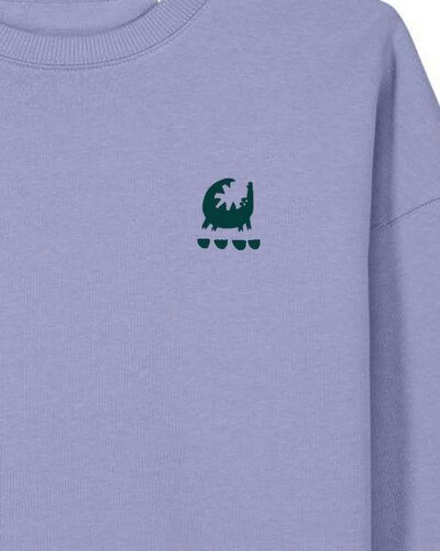 Kultgut ProPlanet - Artdesign - Biofair Sweatpullover / an ordinary crocodile – Ansicht 2