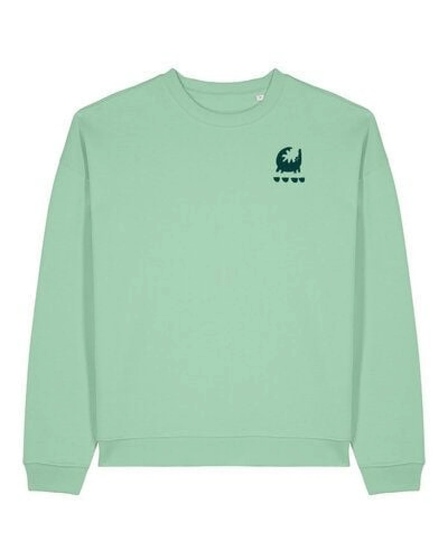 Kultgut ProPlanet - Artdesign - Biofair Sweatpullover / an ordinary crocodile – Ansicht 4