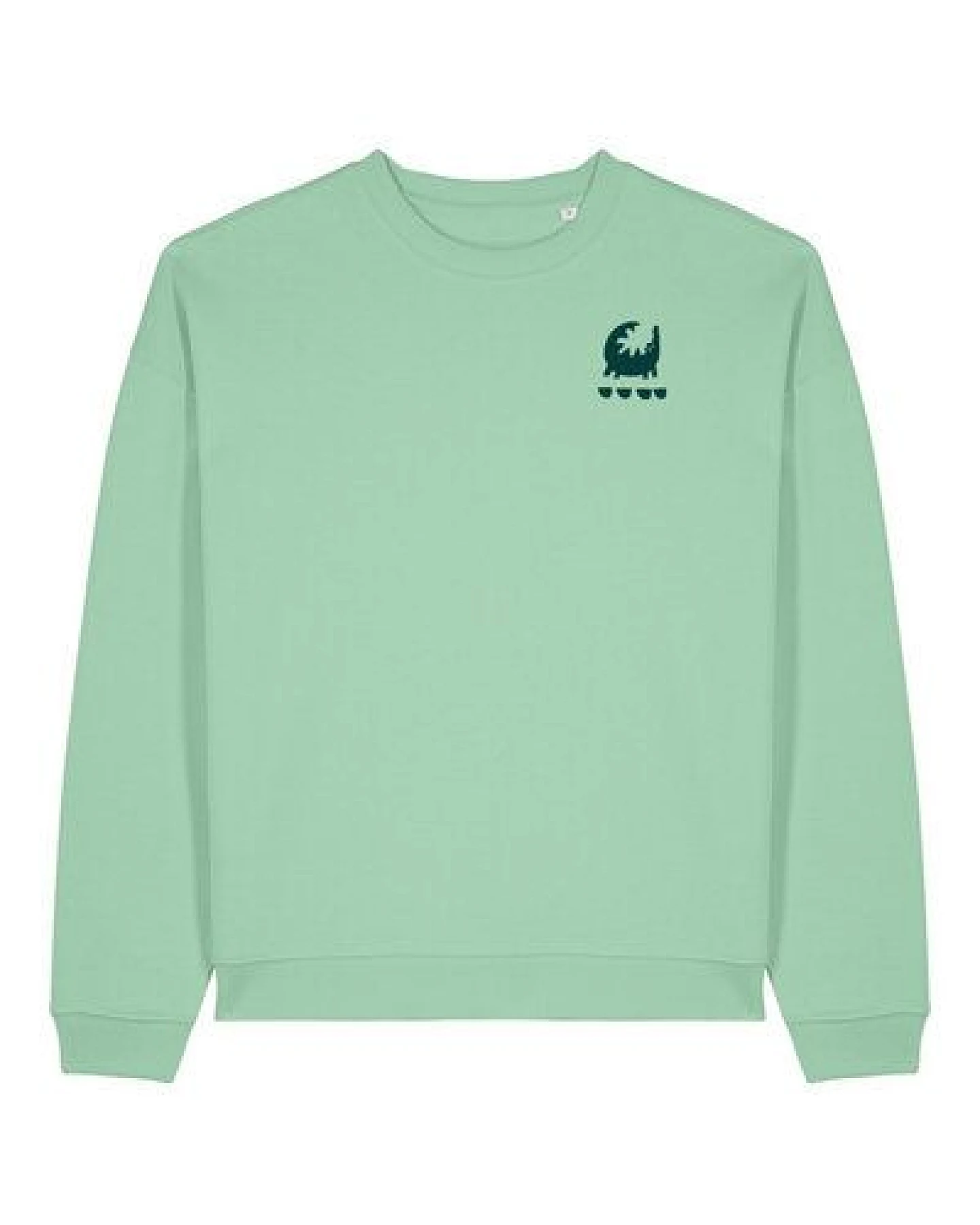 Kultgut ProPlanet - Artdesign - Biofair Sweatpullover / an ordinary crocodile – Ansicht 4