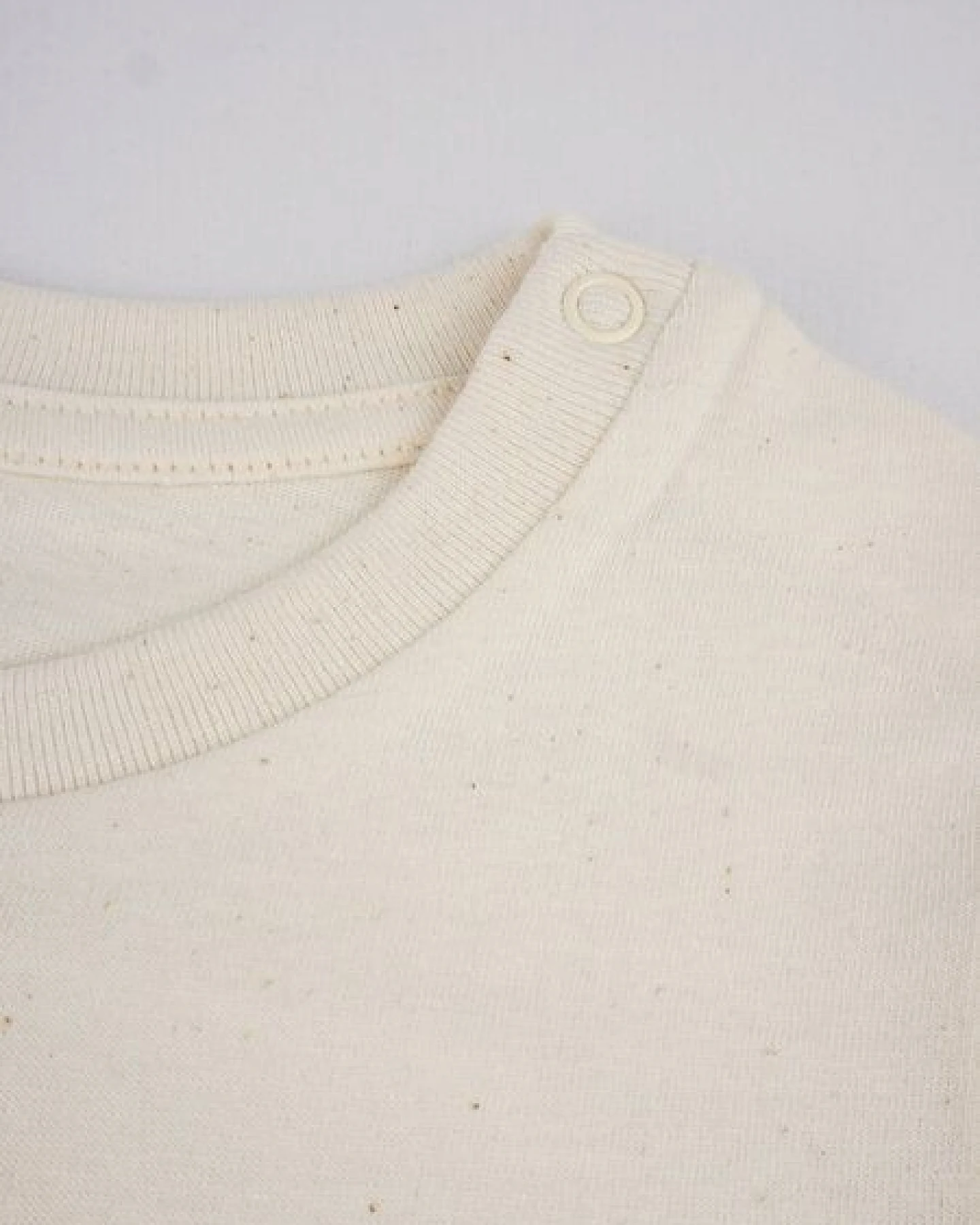 Meladi Kinder Baby-Shirt aus Biobaumwolle - Eiscreme auf Natural Raw – Ansicht 4