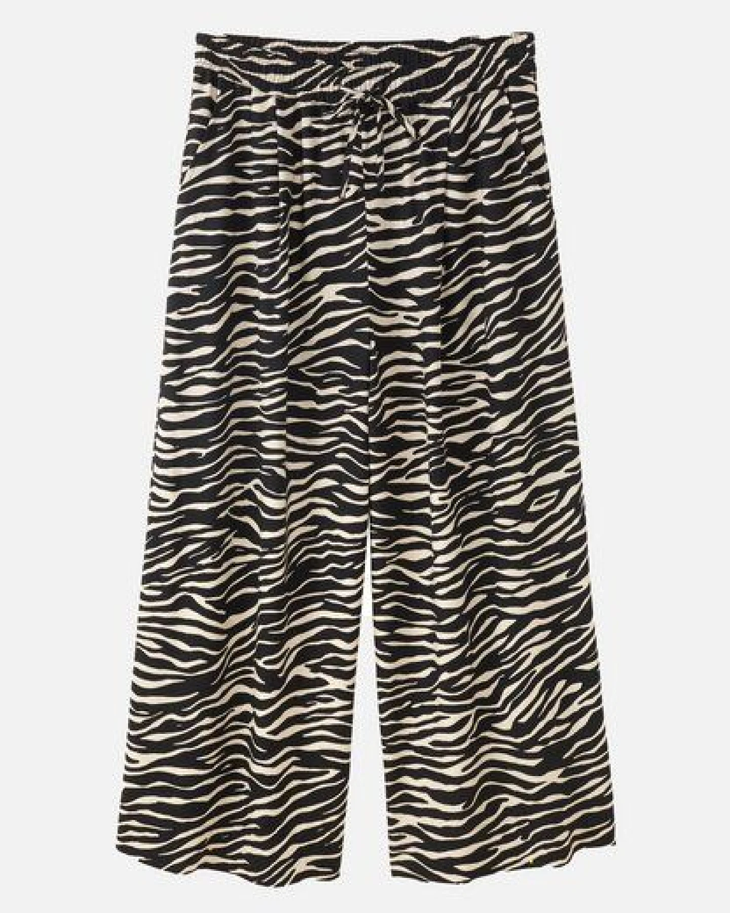 Damen Hose aus LENZING ECOVERO Viskose - SEQUOIA ZEBRA - recolution – Ansicht 2