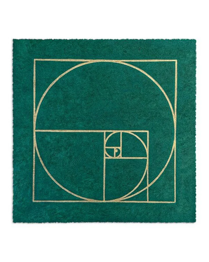 Veskor Cassiopeia FIBONACCI SEQUENZ Heilige Geometrie Linoldruck