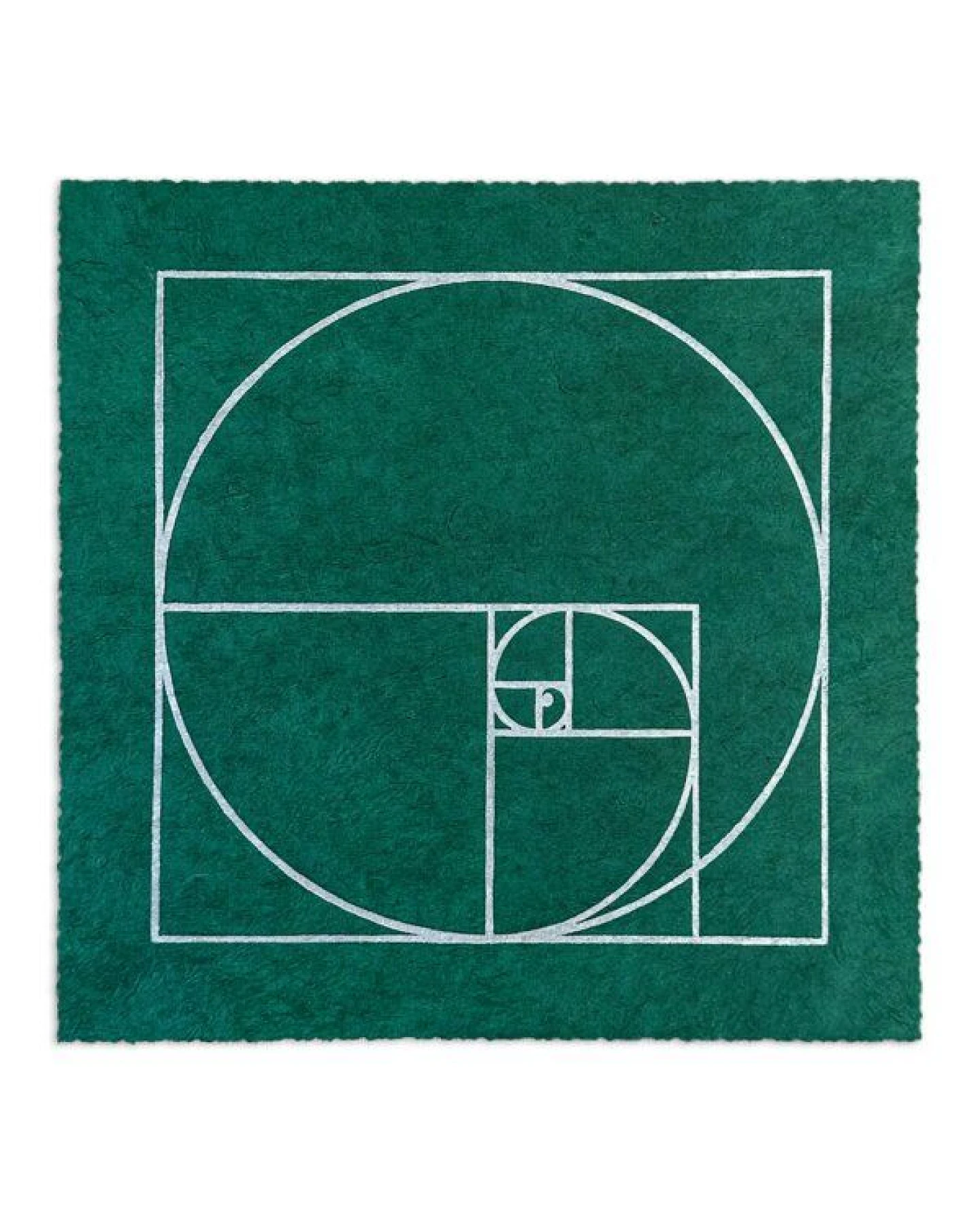 Veskor Cassiopeia FIBONACCI SEQUENZ Heilige Geometrie Linoldruck – Ansicht 2