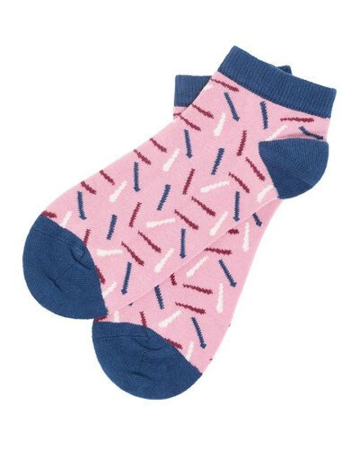 TRANQUILLO Bunte Sneakersocke aus Biobaumwolle (301001)