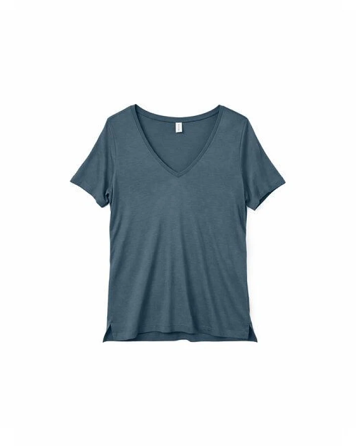 Mazine V-Ausschnitt T-Shirt aus Ecovero