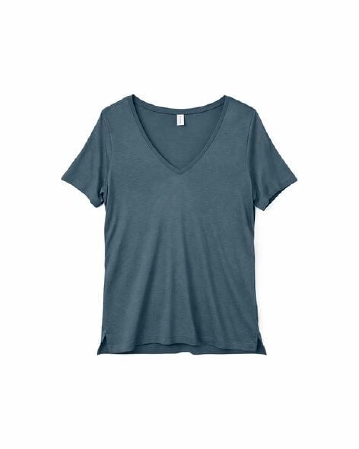 Mazine V-Ausschnitt T-Shirt aus Ecovero