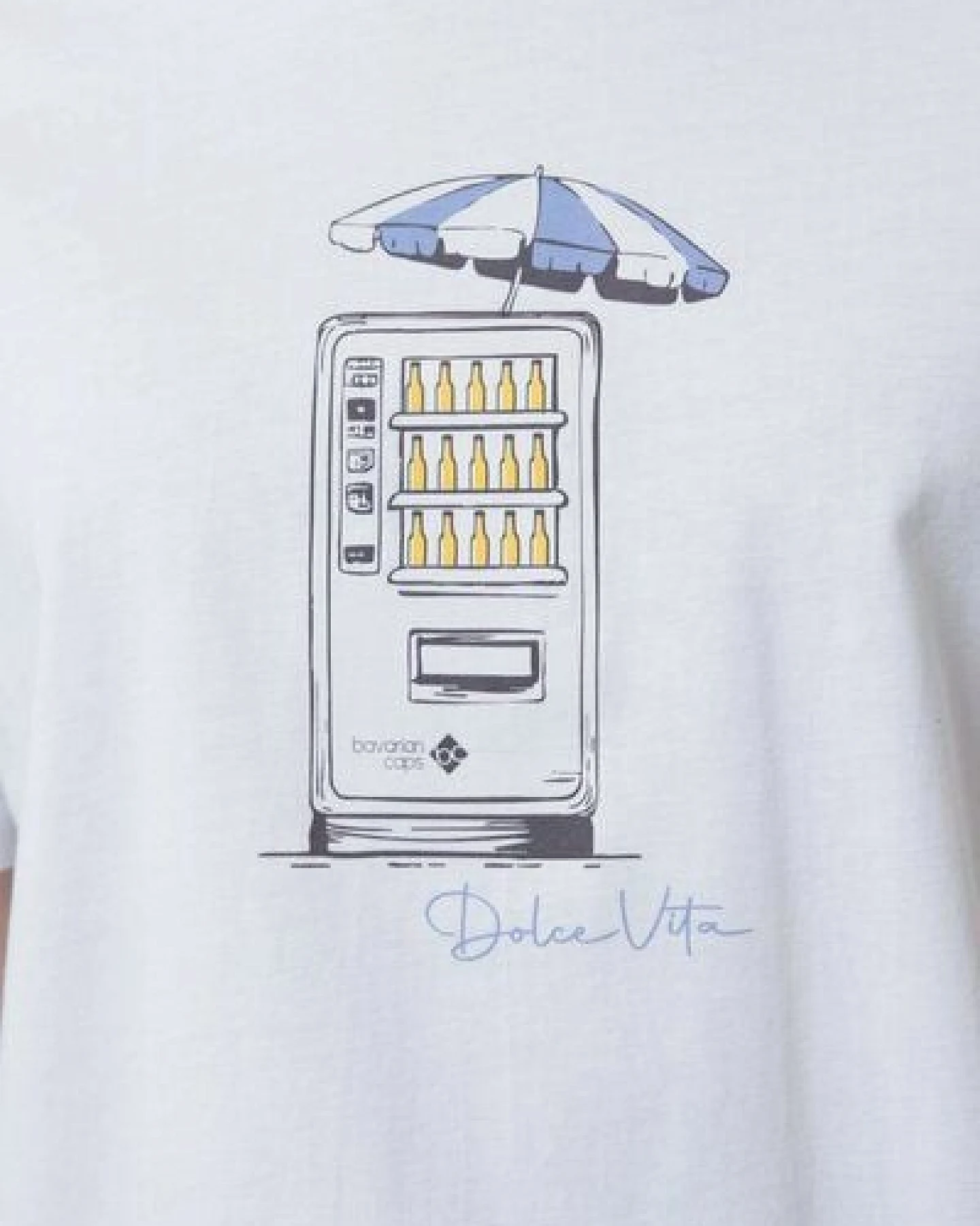Bavarian Caps Herren T-Shirt Bierautomat - Weiß – Ansicht 2