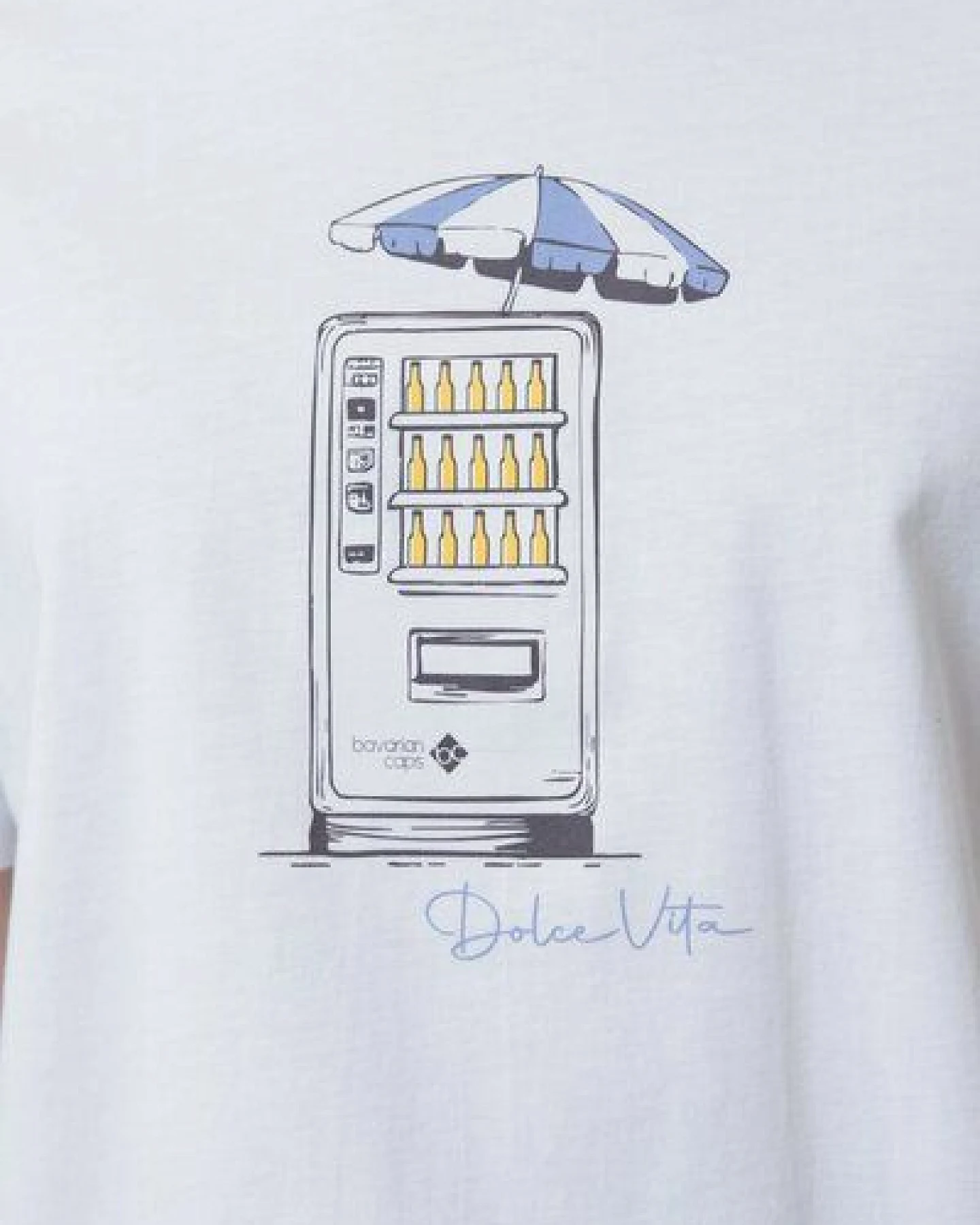Bavarian Caps Herren T-Shirt Bierautomat - Weiß – Ansicht 2