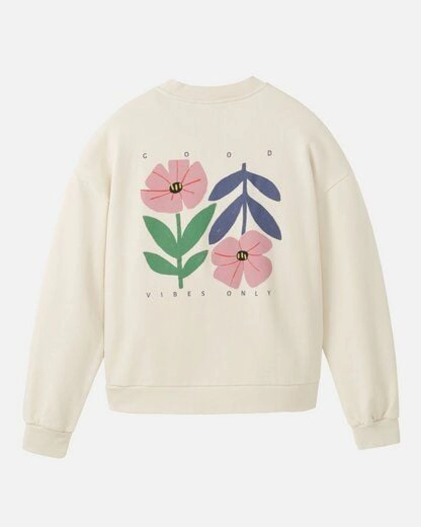 Damen Sweatshirt aus Bio-Baumwolle - NERINE GOOD VIBES - recolution – Ansicht 2