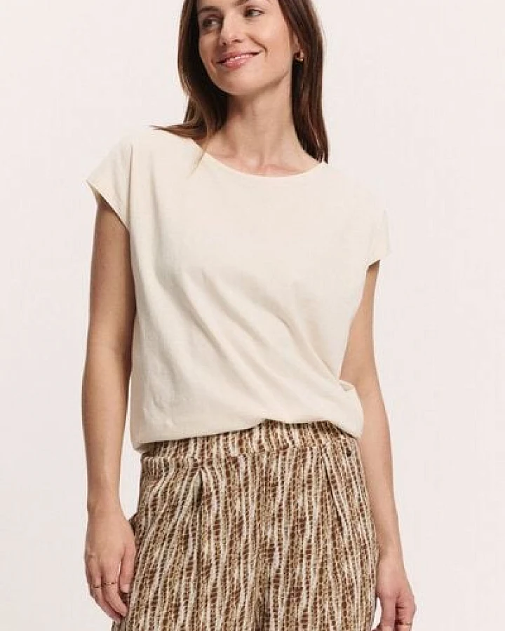 Produktseite: TRANQUILLO Kurzarm Slub Jersey Shirt Jessicaa (1010003)