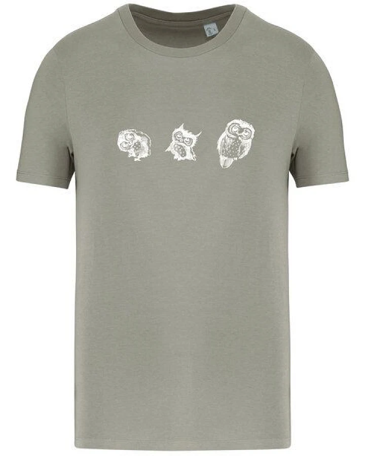 Greenspired Basic Bio T-Shirt Three Owls 155g/m² XXS - 4 XL"