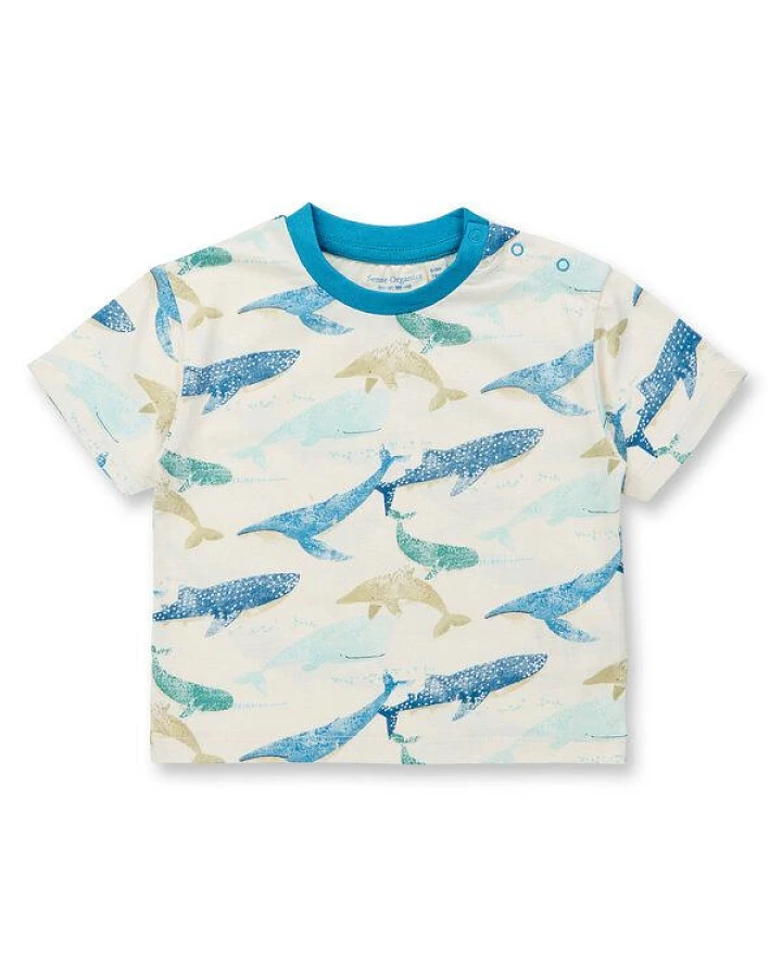 sense-organics Sense Organics Baby T-Shirt Waal-Motiv Bio Baumwolle