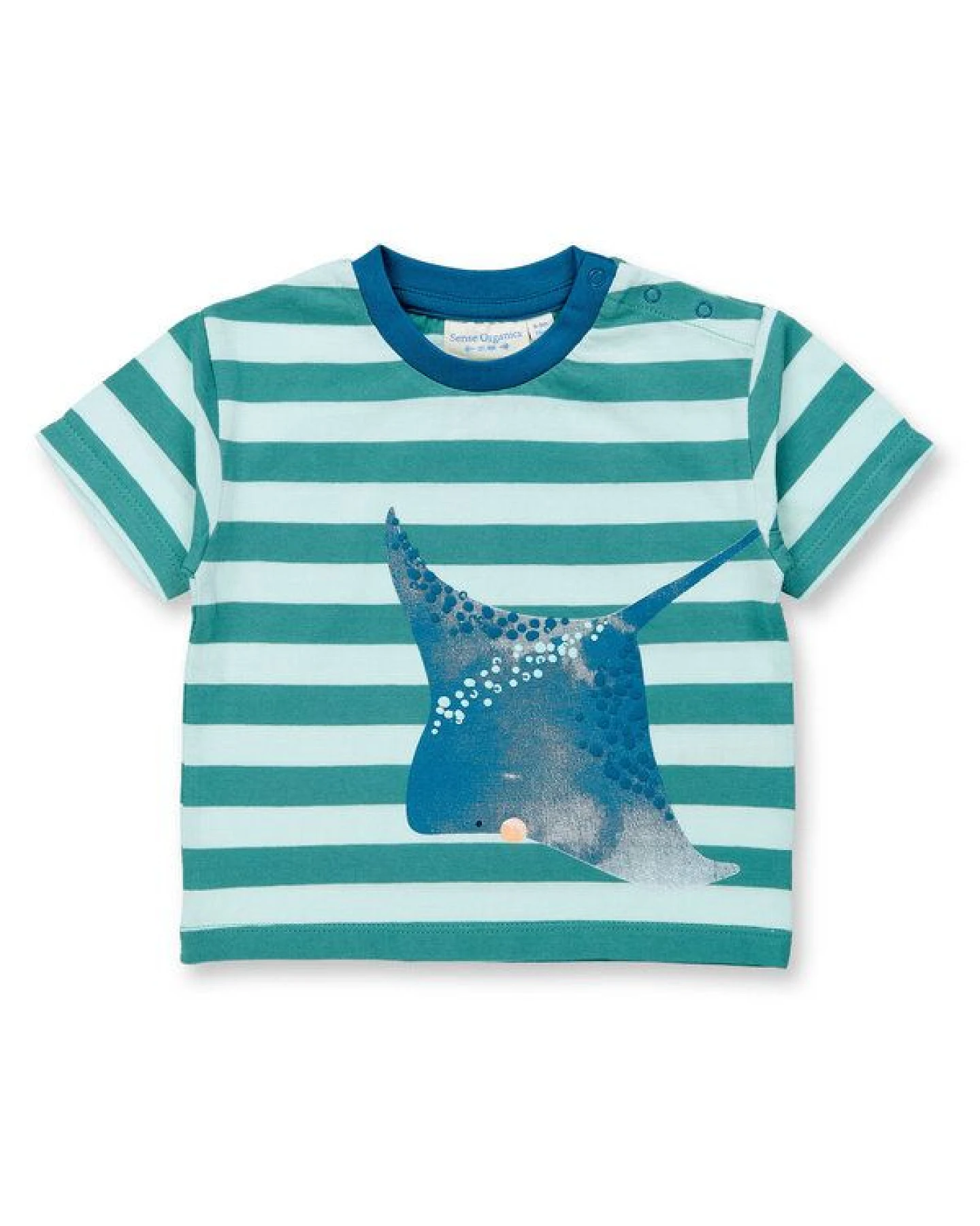 sense-organics Sense Organics Baby T-Shirt Rochen-Motiv Bio Baumwolle – Ansicht 2