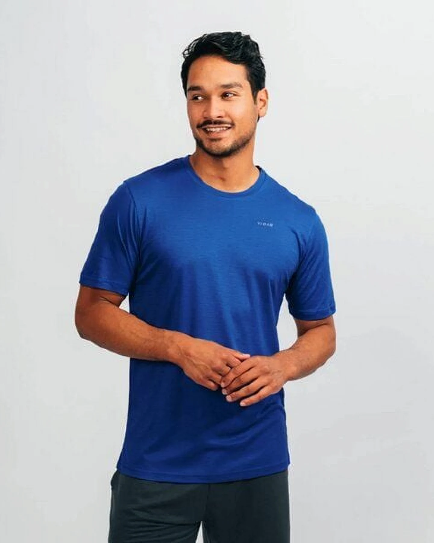 VIDAR Sport Herren Natural Performance Tee aus TENCEL Lyocell und SEACELL – Ansicht 2